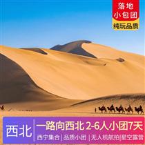 一路向西北2-6人小團丨深度純玩7天6晚<2024經典絲路環線，小車出行盡享自由！>(青海湖下午茶，鳴沙山月牙泉日落)